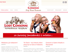 Tablet Screenshot of consonni.pl